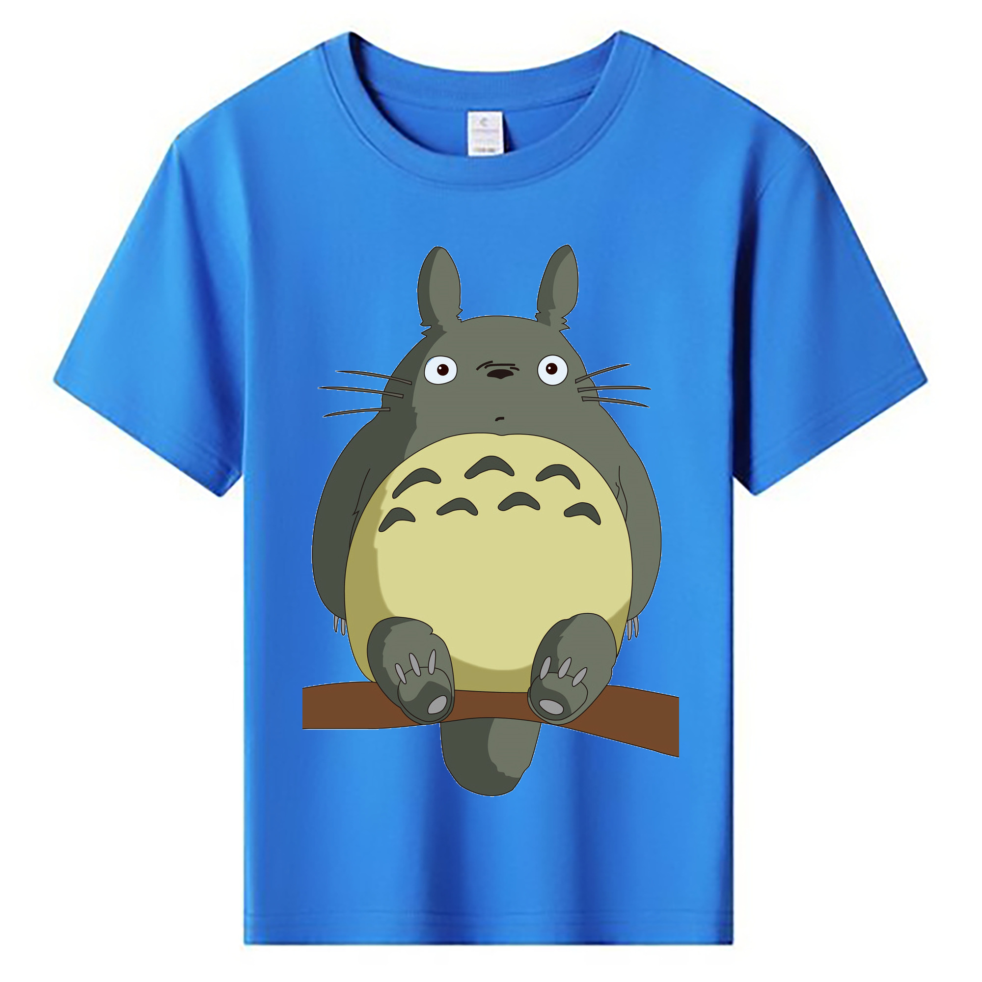 （画像用） となりのトトロ 草壁メイ 草壁サツキ My Neighbor Totoro Satsuki Kusakabe Mei Kusakabe 綿100％キッズTシャツ（フロントプリント）